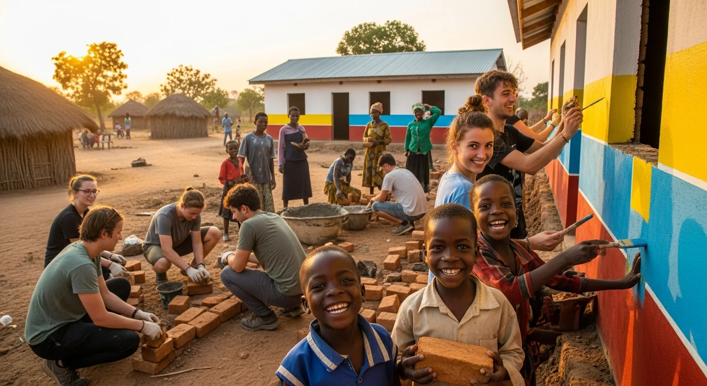 Freiwilligenarbeit in Afrika